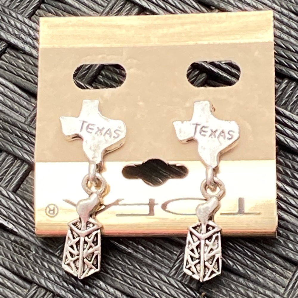 Tofa Earrings (Texas) silver